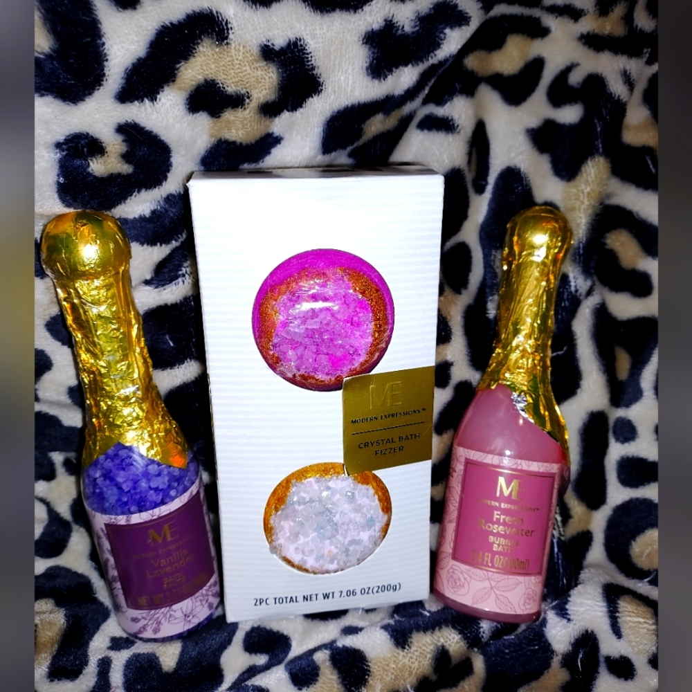 Bubble Bathand Crystal Bath Fizzers